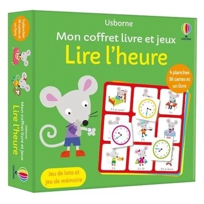 Image de Lire l&#039;heure Mon coffret livre et jeux