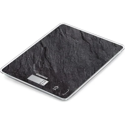 Afbeelding van Soehnle Page Compact 300 Slate, compacte en elegante multifunctionele keukenweegschaal met hoge precisie, voedselweegschaal tot 5 kg