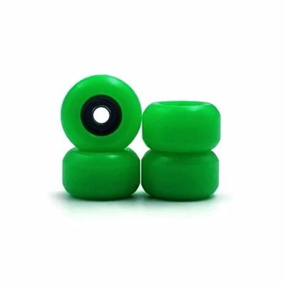 Afbeelding van SPITBOARDS 4 stuks CNC vingerlagers PU wielen (groen)
