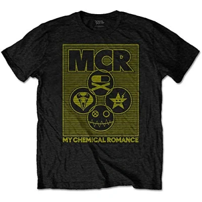 Afbeelding van My Chemical Romance Lock Box Heren T shirt XL Zwart