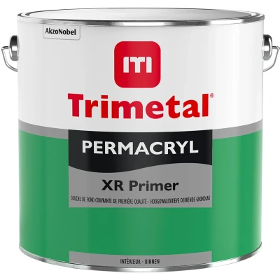 Afbeelding van Trimetal Permacryl XR Primer Hoog kwalitatieve dekkende watergedragen grondlaag Kleur Wit 1 L