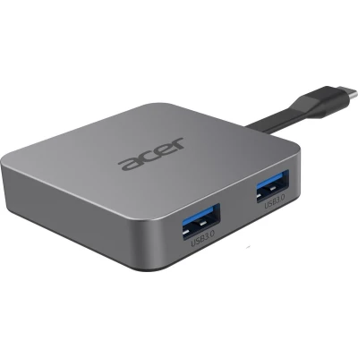 Afbeelding van Acer USB Type C Dongle 4 in 1 1xHDMI 2xUSB 3.0 1xUSB Zilver