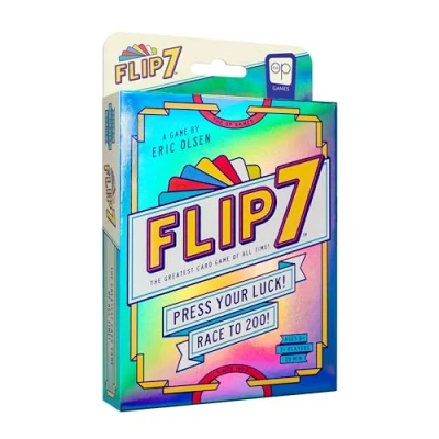Afbeelding van Flip 7™ Kaartspel Compact Familiespel Mix van Geluk en Strategie Snel Makkelijk te Leren Engels