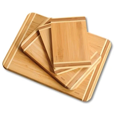 Afbeelding van KESPER 4 stuks bamboe snijplanken 58129