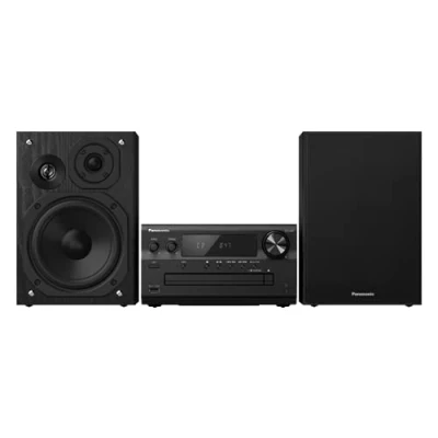 Afbeelding van Panasonic SC PMX802E K, Home audio minisysteem, Zwart, Voorzijde, 120 W, 3 weg, 14 cm