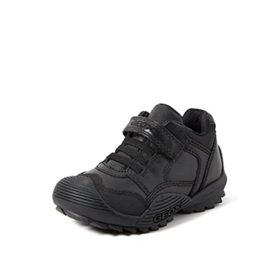 Afbeelding van Geox Jongens Jr Savage B schoenen, zwart, 38 (EU), zwart.