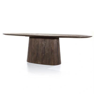 Afbeelding van Eleonora Eettafel Aron Bruin 250x110 76,00cm x 250,00cm 110,00cm