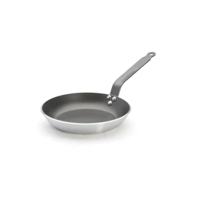 Afbeelding van De Buyer Ronde pan met antiaanbaklaag CHOC van aluminium diameter 24 cm zwart