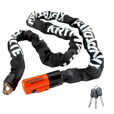 Afbeelding van Kryptonite Evolution Lite Mini 6 Beugelslot Fiets ART 2 Slot voor (Elektrische) Fietsen Lichtgewicht 7x15,2 cm Oranje