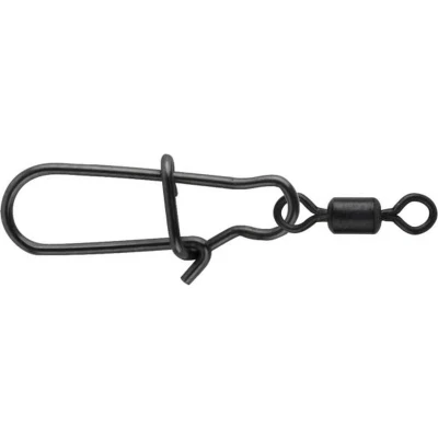 Afbeelding van Spro Black Rolling Swivel &amp; Fastlock Snap (10 pcs) Maat : 6