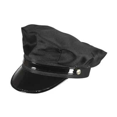 Afbeelding van Widmann 03608 Zwarte bestuurdershoed accessoire themafeest carnaval
