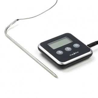 Afbeelding van Vleesthermometer Nedis (0 250℃, Digitaal display, Timer, Alarm, Magnetisch)