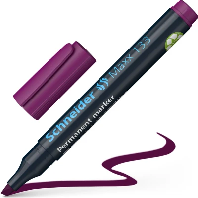 Afbeelding van Schneider permanent marker Maxx 133 beitelpunt paars S 113308