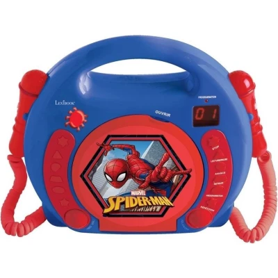 Afbeelding van Spiderman Draagbare CD Speler met 2 Microfooons 3380743067360
