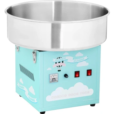 Afbeelding van Royal Catering Suikerspinmachine 52 cm 1.200 W turkoois