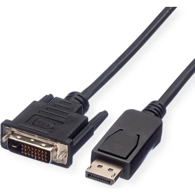 Afbeelding van VALUE DisplayPort Kabel DP Male DVI (24+1) Male, LSOH, zwart, 2 m