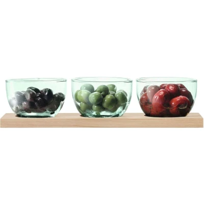 Afbeelding van L.S.A. Mia Tapasset op Serveerplank Set van 3 Stuks