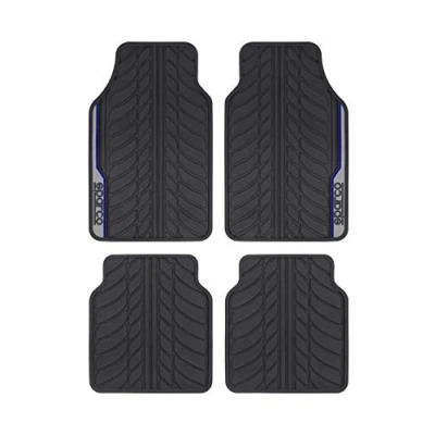 Image de Jeu de tapis universel noir/bleu sparco