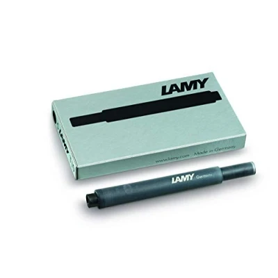 Afbeelding van Lamy T10 25 inktpatronen zwart, 5 dozen met patronen