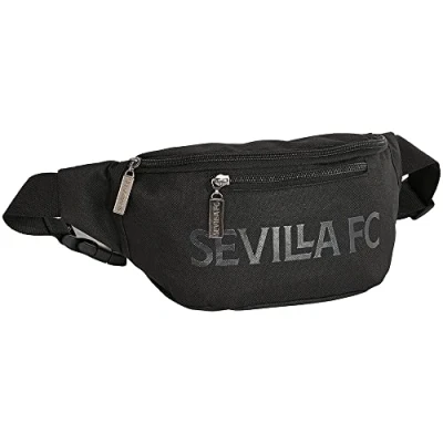 Afbeelding van Heuptas Sevilla Fútbol Club Teen Zwart (23 x 12 9 cm)
