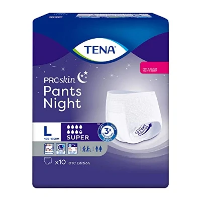 Afbeelding van Tena ProSkin Pants Night Super Large 10 Stuks
