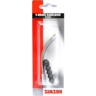Afbeelding van Simson Remkabelbuis V Brake Flexibel incl. Rubber