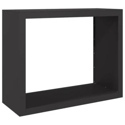 Afbeelding van vidaXL Haardhoutrek 100x40x80 cm staal zwart
