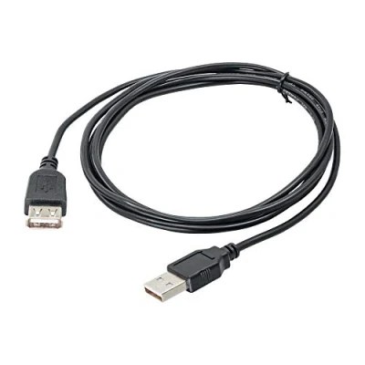 Afbeelding van Akyga USB kabel A stekker, bus 1.80 m Zwart AK 07