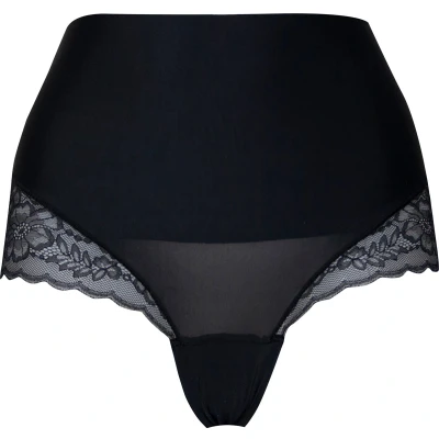 Afbeelding van MAGIC Bodyfashion dames Tummy Shaper corrigerende slip met kant in de kleur Zwart, maat: L