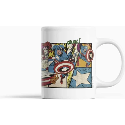 Afbeelding van Marvel Comics Captain America Panelen van Mok 315ml