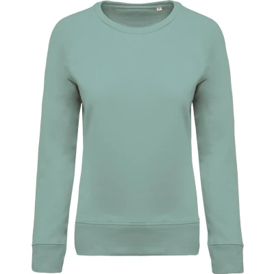 Afbeelding van Kariban Damessweater BIO ronde hals raglanmouwen K481 Sage