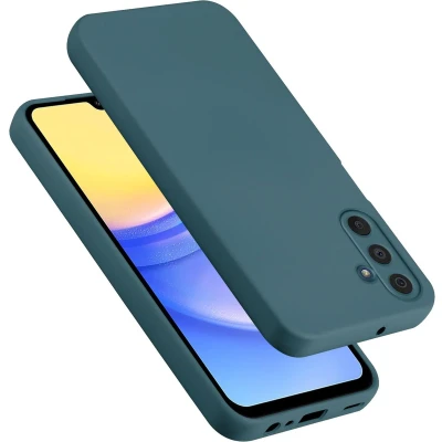 Afbeelding van Cadorabo Hoesje geschikt voor Samsung Galaxy A15 in LIQUID GROEN Beschermhoes gemaakt van flexibel TPU silicone Case Cover