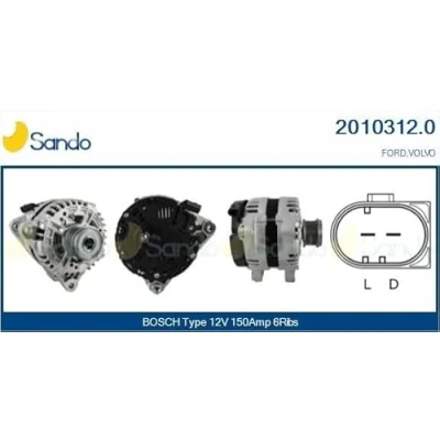 Afbeelding van CASCO CAL10312AS Dynamo / Alternator 12V 150A FORD: MONDEO 4 Stufenheck