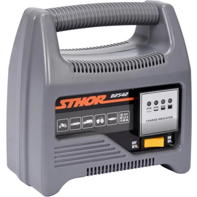 Afbeelding van Toya, Acculader, STHOR Įkroviklis 12V 6A 90Ah LED (12V, 90 A)
