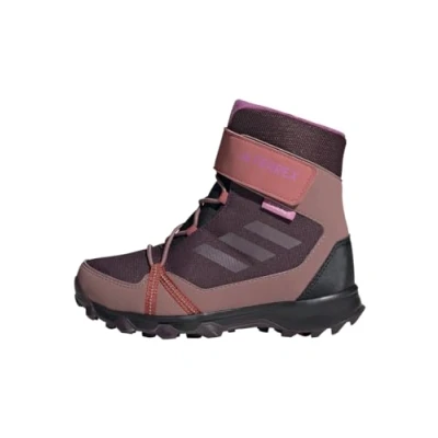 Afbeelding van Adidas Terrex SNOW Hookandloop COLD.RDY Winter Snowboots voor kinderen, Maat: 38, Shadow maroon/wonder red/pulse lilac Imitatieleer/ textiel