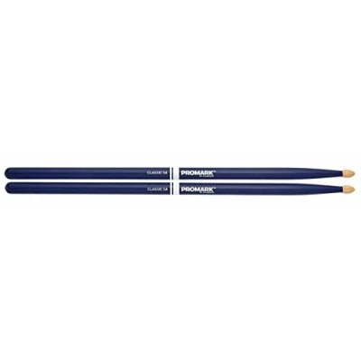 Afbeelding van Promark TX5AW Classic Forward 5A Blue hickory drumstokken blauw met houten tip