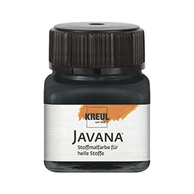 Afbeelding van KREUL JAVANA textielverf &quot;Sunny&quot;, A113, zwart, 20 ml