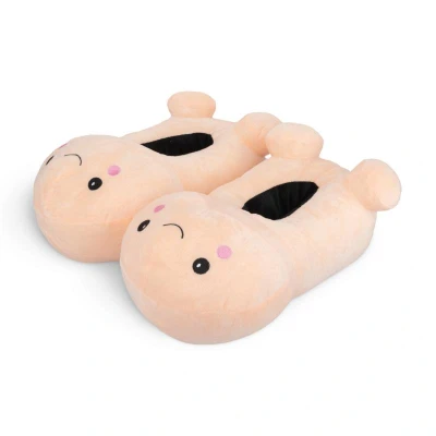 Afbeelding van Penisvormige Slippers Met Smiley Face Beige