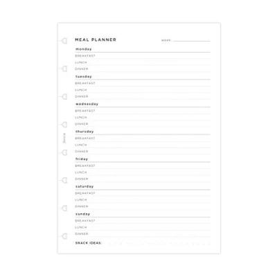 Afbeelding van Filofax Hervulbare Notitieboek Meal Planner