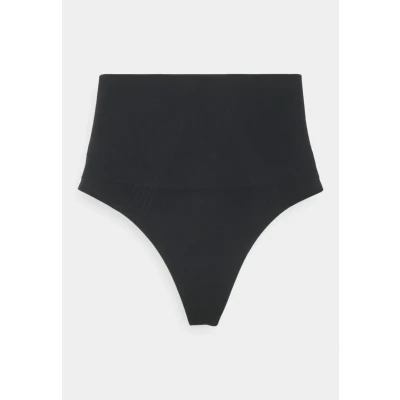 Afbeelding van Chantelle Smooth Comfort HIGH Waist Thong Shapewear, Dames, Maat: Small, Black
