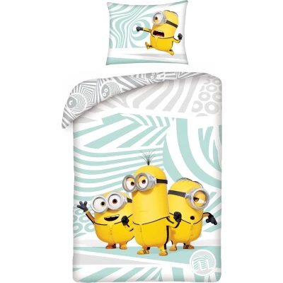 Afbeelding van Halantex Minions Beddengoed 140 x 200 cm met kussensloop 70 90 100% katoen, meerkleurig