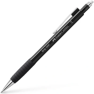 Afbeelding van vulpotlood Faber Castell GRIP 1347 0,7mm zwart