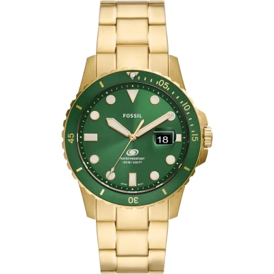 Afbeelding van Fossil heren Blue horloge FS5950 in de kleur Goud