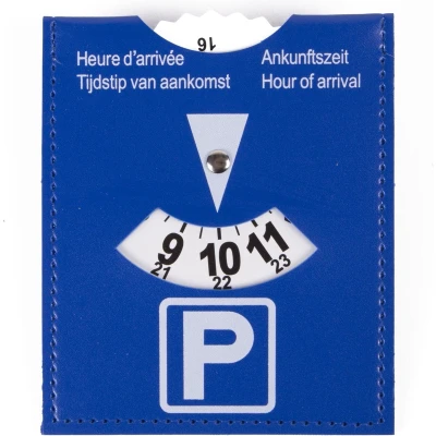 Afbeelding van Benson Blauwe Parkeerkaart Parkeerschijf 10 x 12 cm stuks