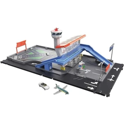 Afbeelding van Matchbox Action Drivers Vliegveld Speelset