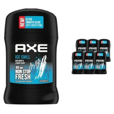 Afbeelding van Axe Deodorant Man Stick Ice Chill 6 x 50 ml Voordeelverpakking