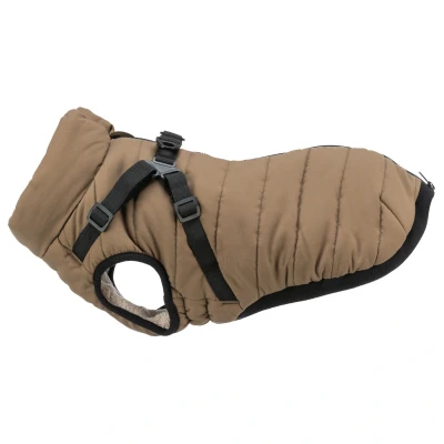 Afbeelding van Trixie Winterjas Pirou Met Tuig Zand Hondenkleding 30 cm