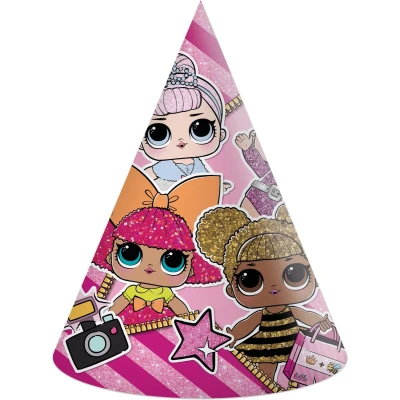 Afbeelding van Hoedjes LOL Surprise Glitterati 6 stuks