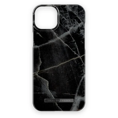 Afbeelding van iDeal of Sweden Fashion Case iPhone 15 Plus Black Thunder Marble