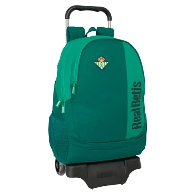 Afbeelding van Schoolrugzak met Wielen Real Betis Balompié Groen 30 x 43 14 cm